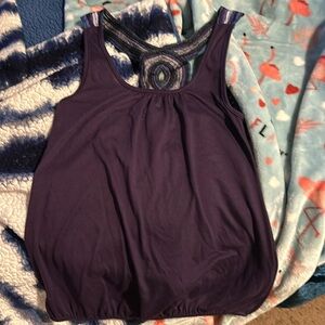 Kimchi & blue bubble hem cross-back tank